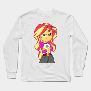 Sunset Shimmer is suspicious Long Sleeve T-Shirt